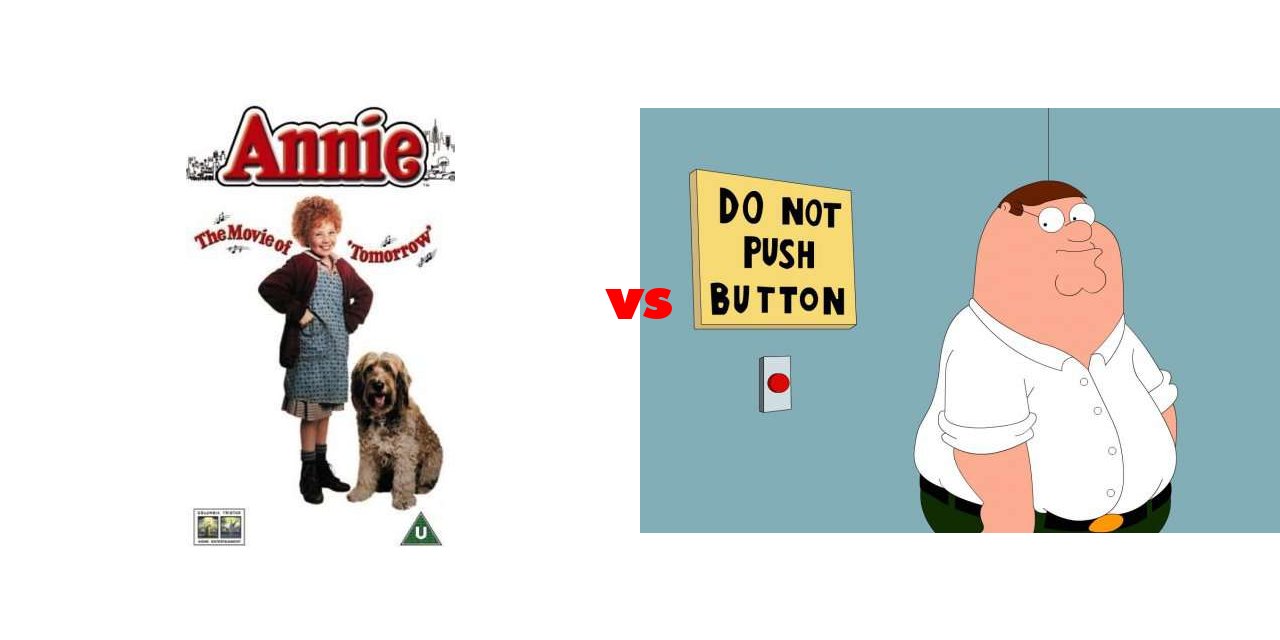 Annie vs Peter Griffin (Family Guy) on The Big Fat List